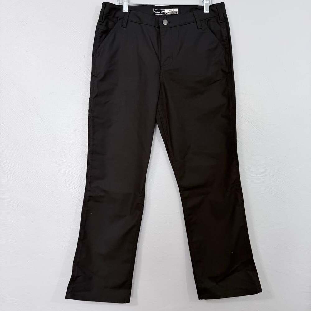 Carhartt Women’s Rugged Professional Loose Fit Canvas Work Pants Black 12S NWT